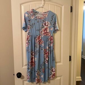 Mini dress floral